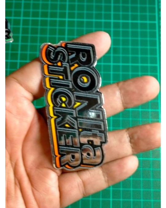 Cetak Sticker Die Cut Chrome RONIta Cetak Sticker Die Cut Chrome RONIta